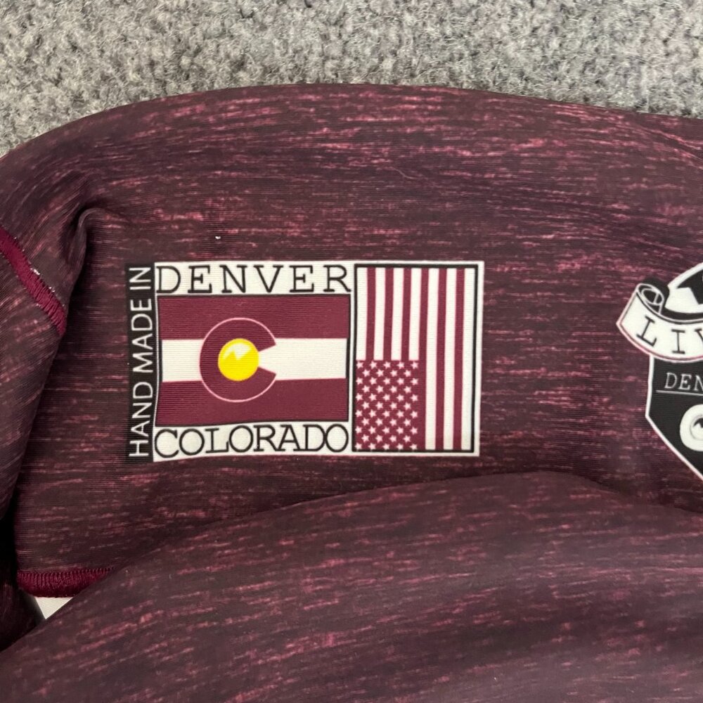 Colorado Threads | Yoga mountain Leggings maroon, size L - Picture 9 of 10
